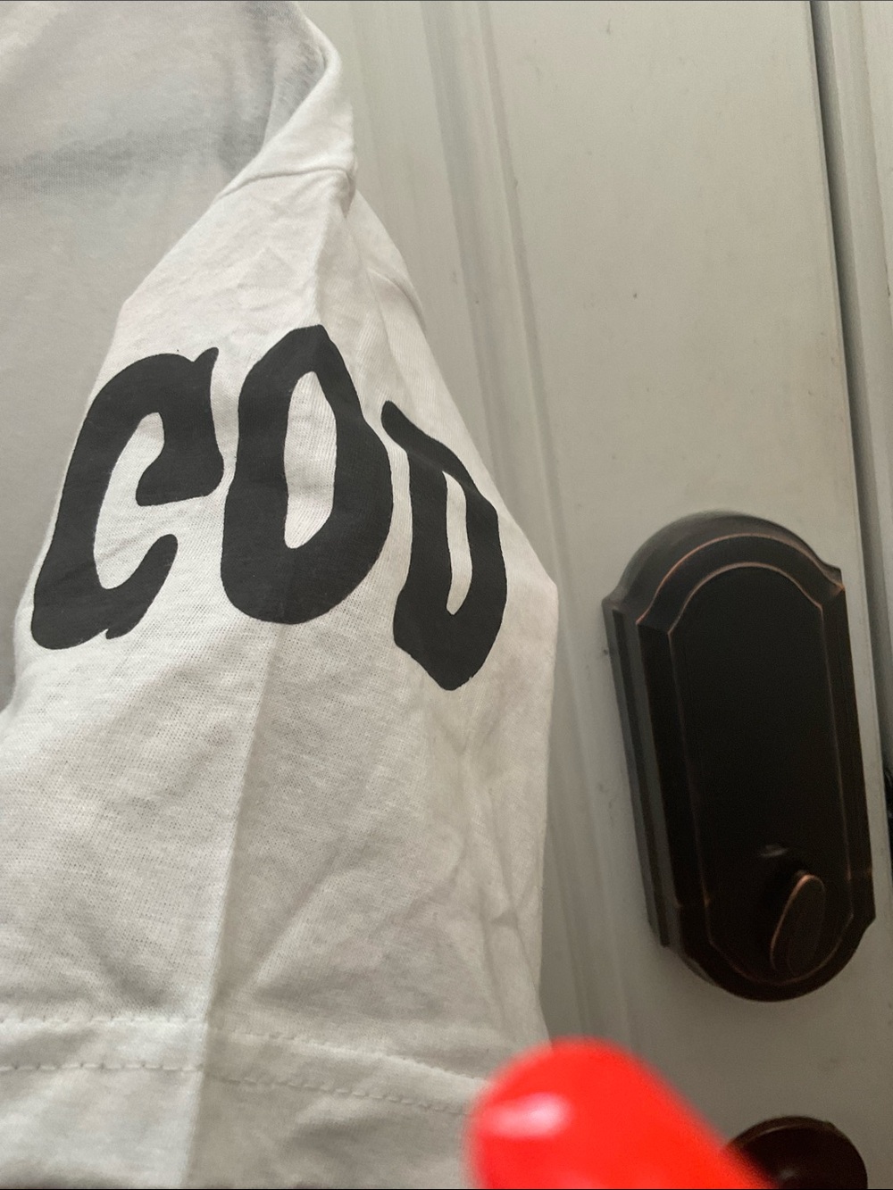 Walkw with GOD - White with Black Bold Block Lettering - New with Tags - Size 3 - Picture 4 of 8